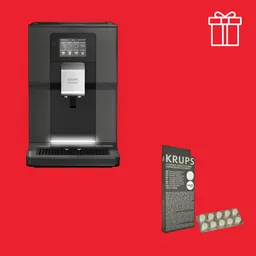 Автоматическая кофемашина Krups EA872B10+Чистящее средство XS300010