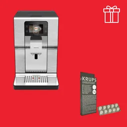 Автоматическая кофемашина Krups EA879EE0+Чистящее средство XS300010
