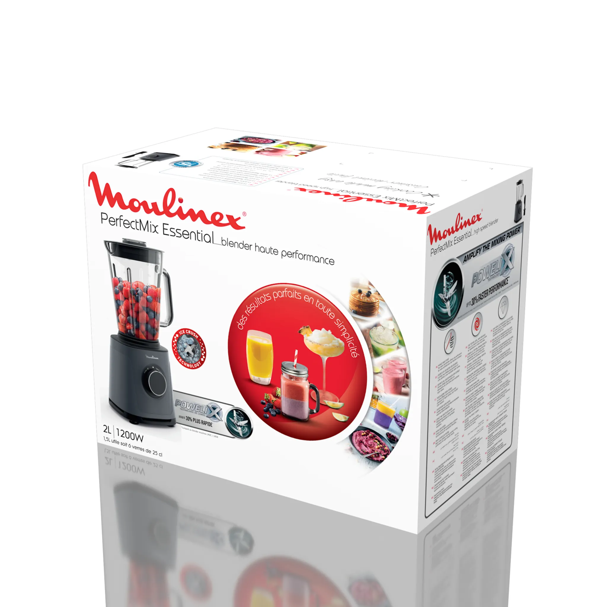 Высокоскоростной блендер Moulinex PerfectMix Essential