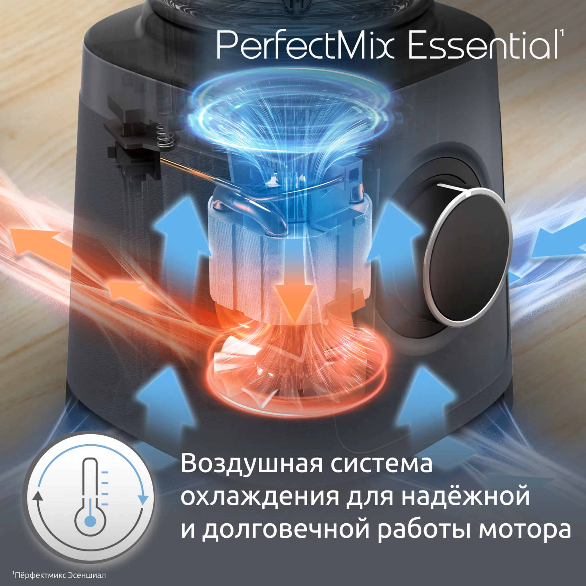 Высокоскоростной блендер Moulinex PerfectMix Essential