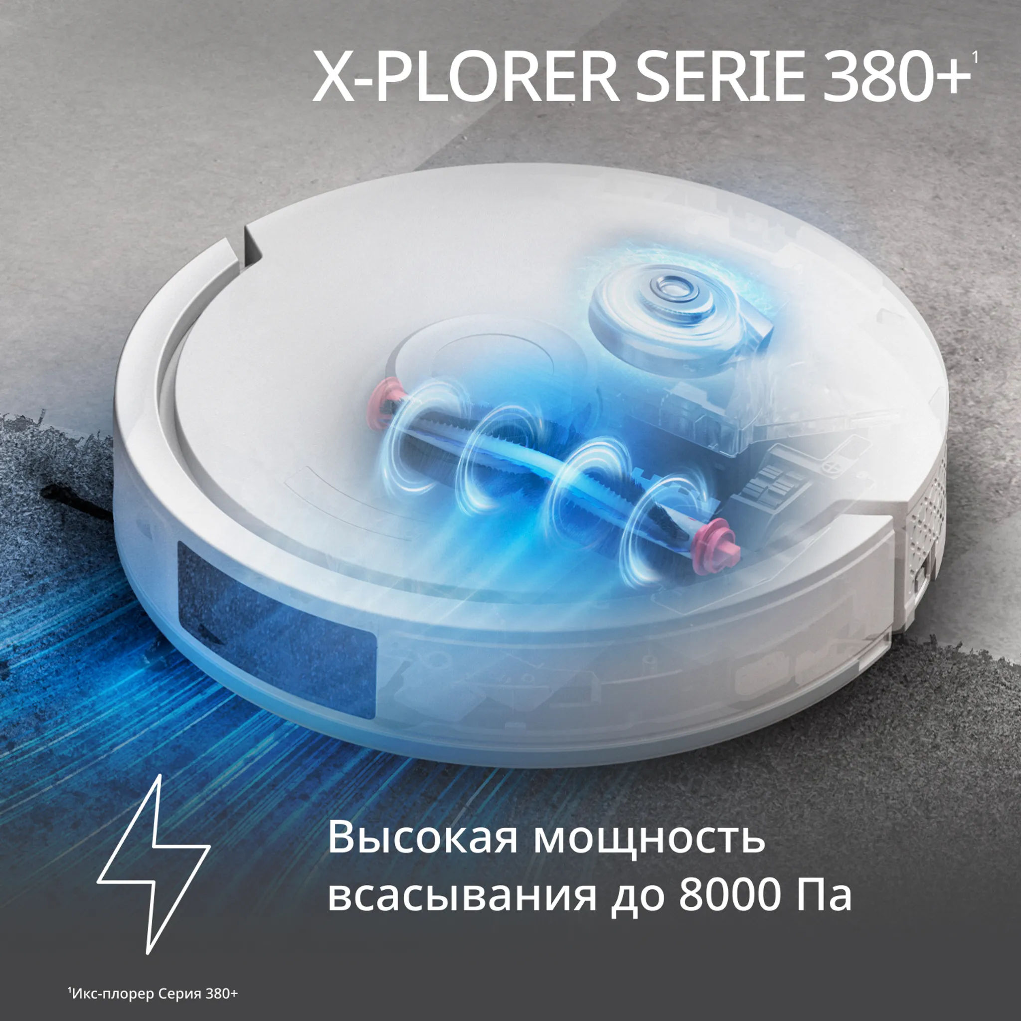 Робот-пылесос Tefal X-PLORER Serie 380+ RG89U7E0