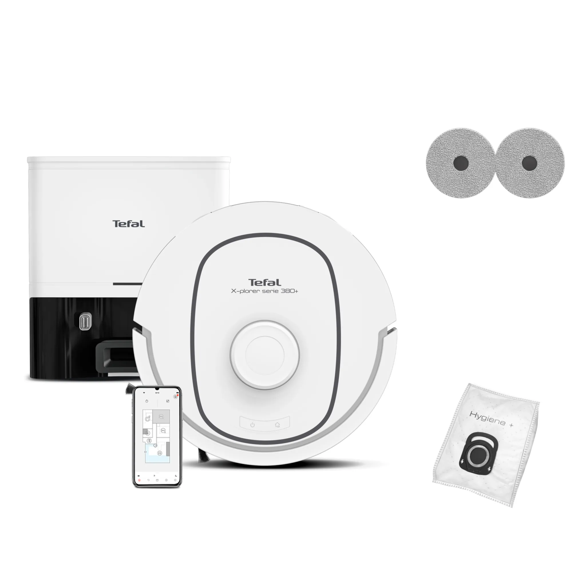 Робот-пылесос Tefal X-PLORER Serie 380+ RG89U7E0