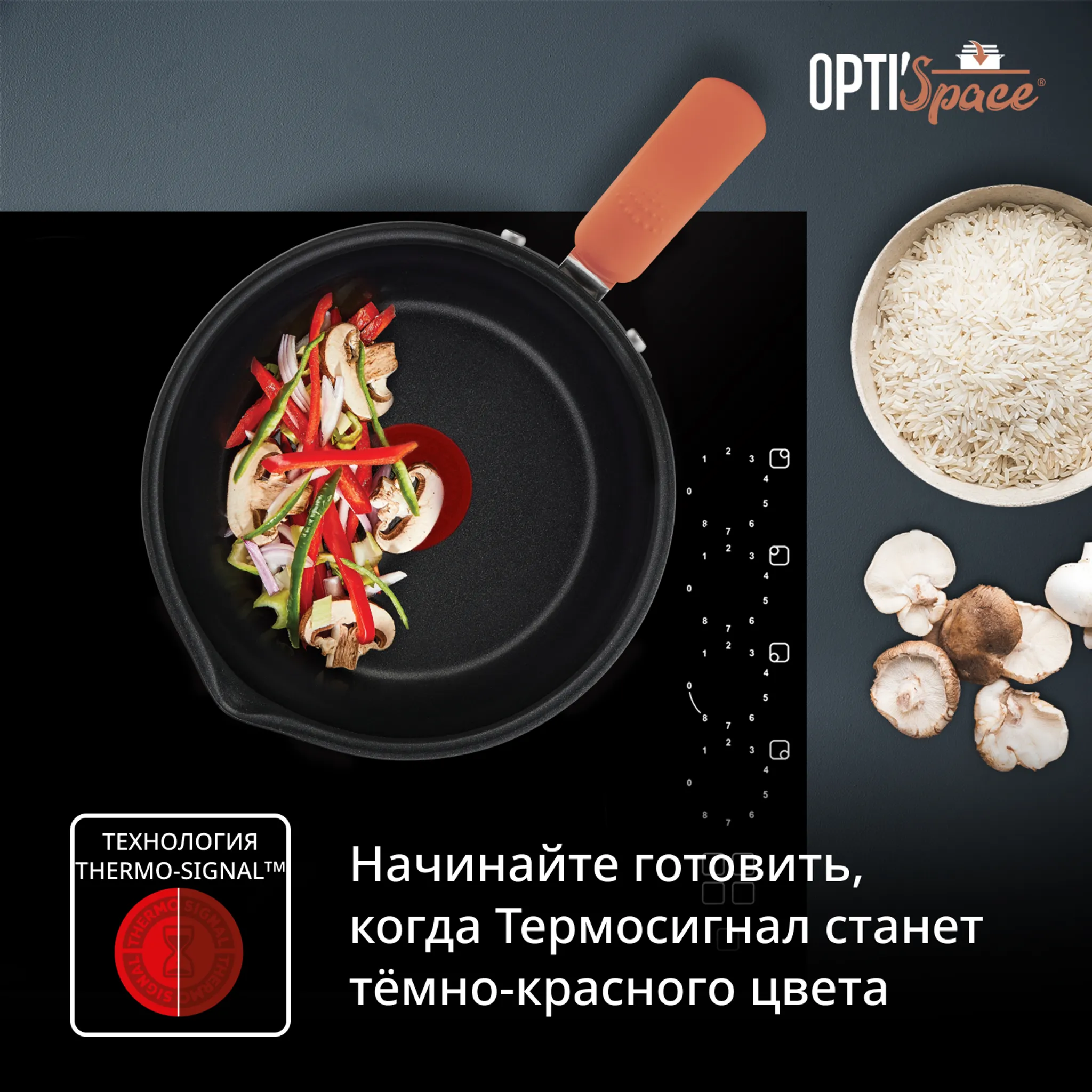 Мультикастрюля с крышкой Tefal Opti'Space 16 см G7211874