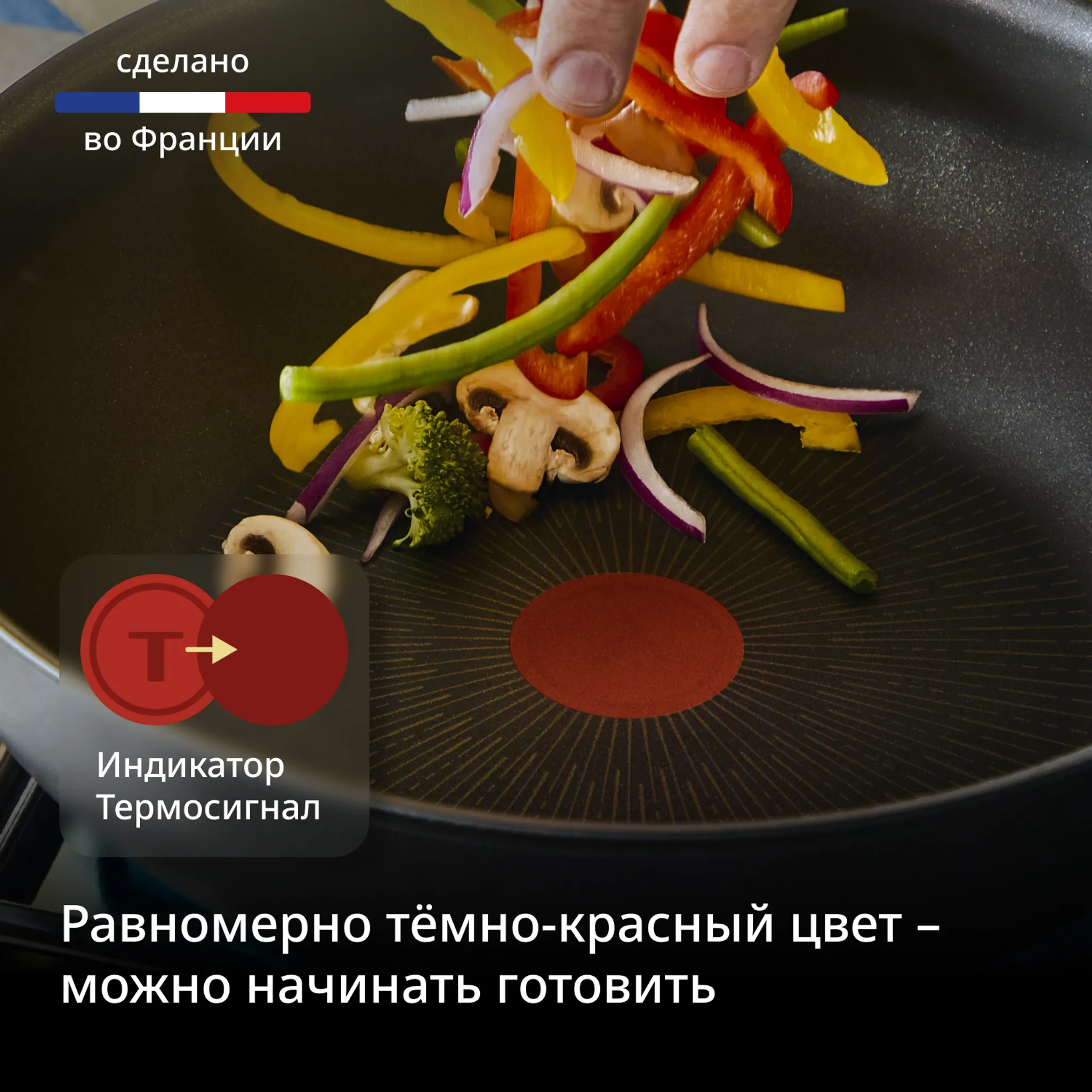 Индукционная сковорода-вок Tefal Ingenio Excellence Fusion 26 см  P0057753