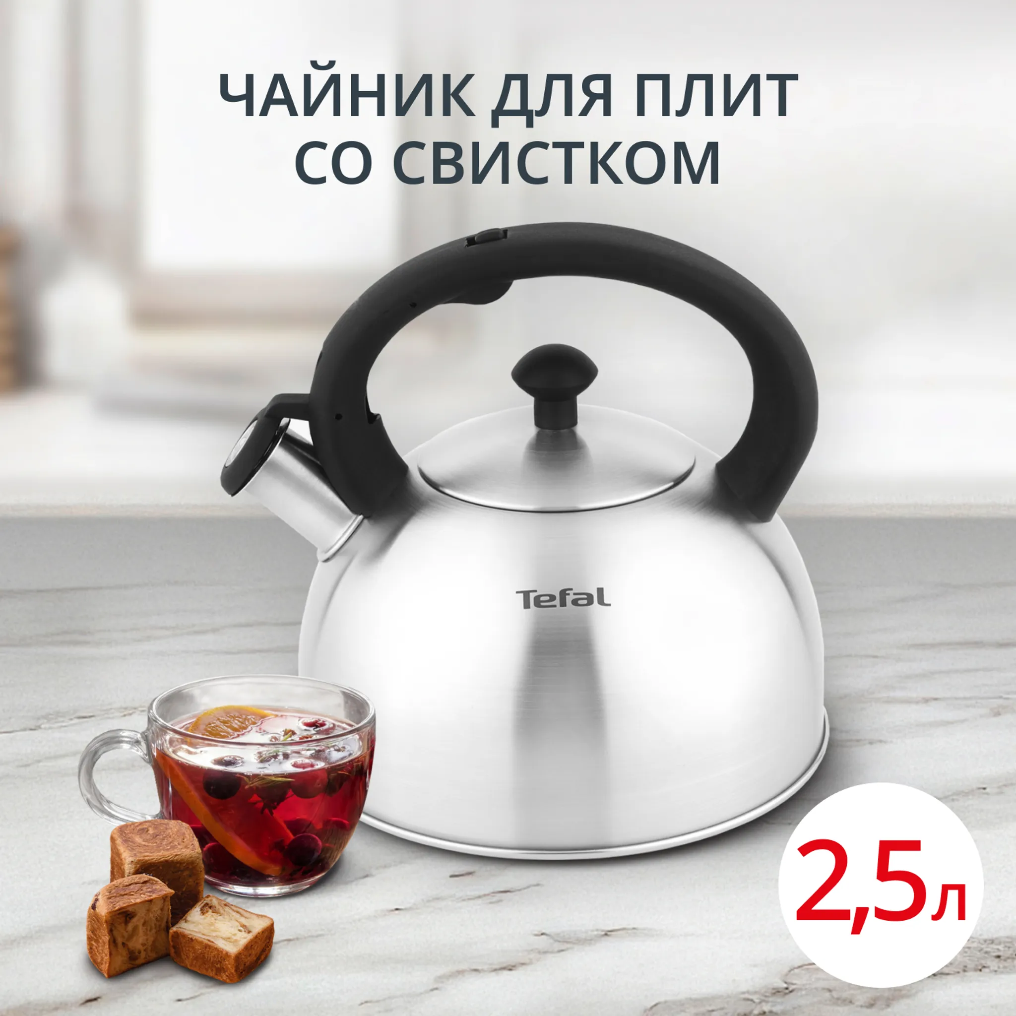 Чайник для плиты Tefal Nova 2,5 л N4210117
