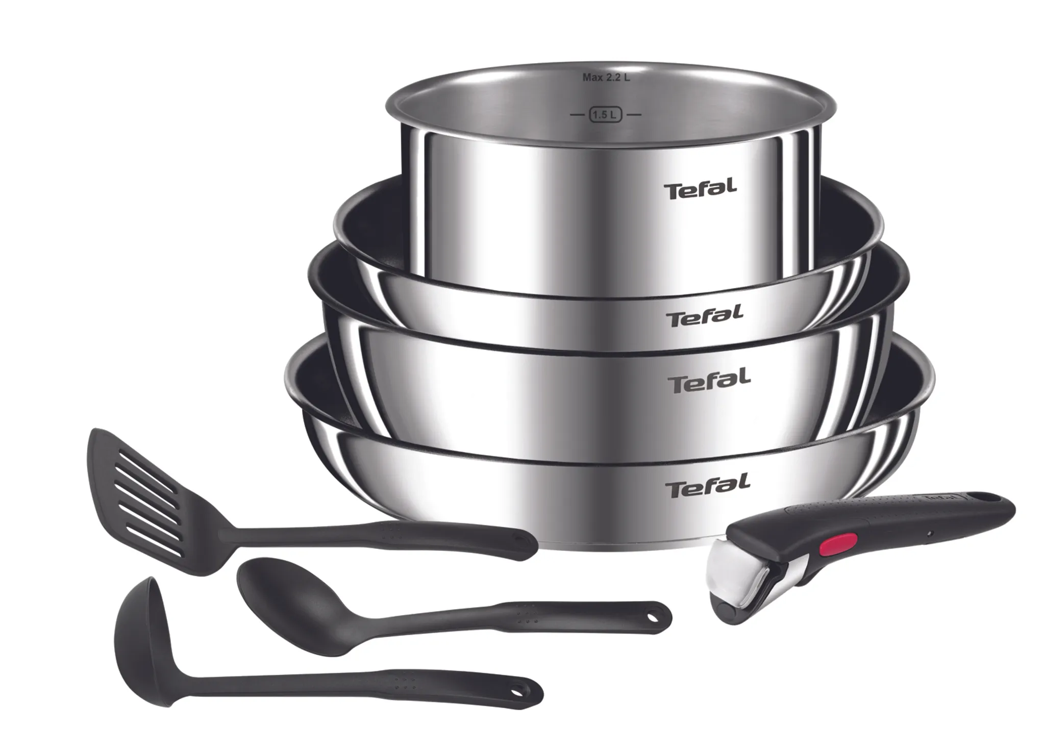 Набор посуды Tefal Ingenio Emotion 8 предметов 18/22/24/26 см L8978S04