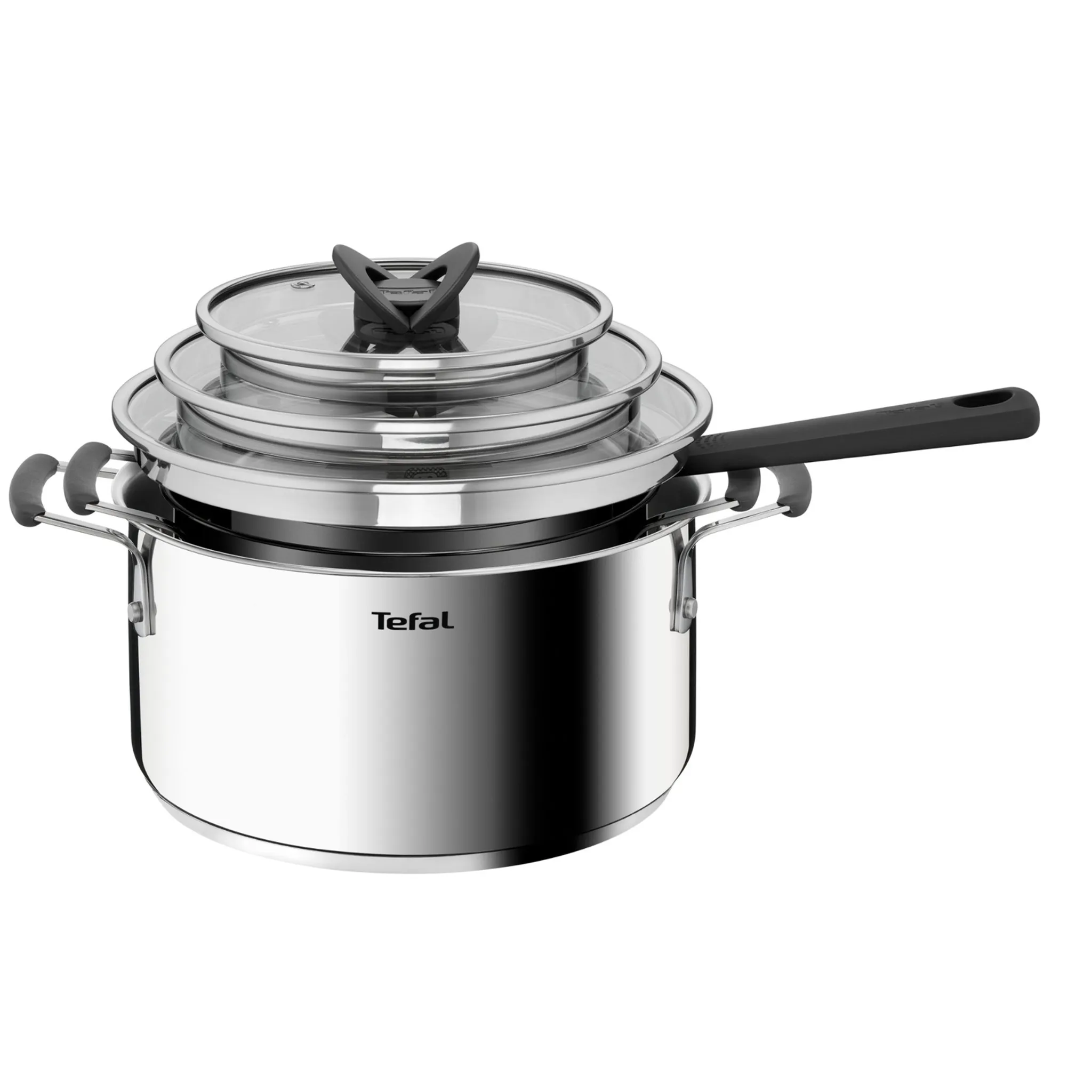 Набор посуды Tefal OPTI'Space 6 предметов 16/20/24 см G7376S44