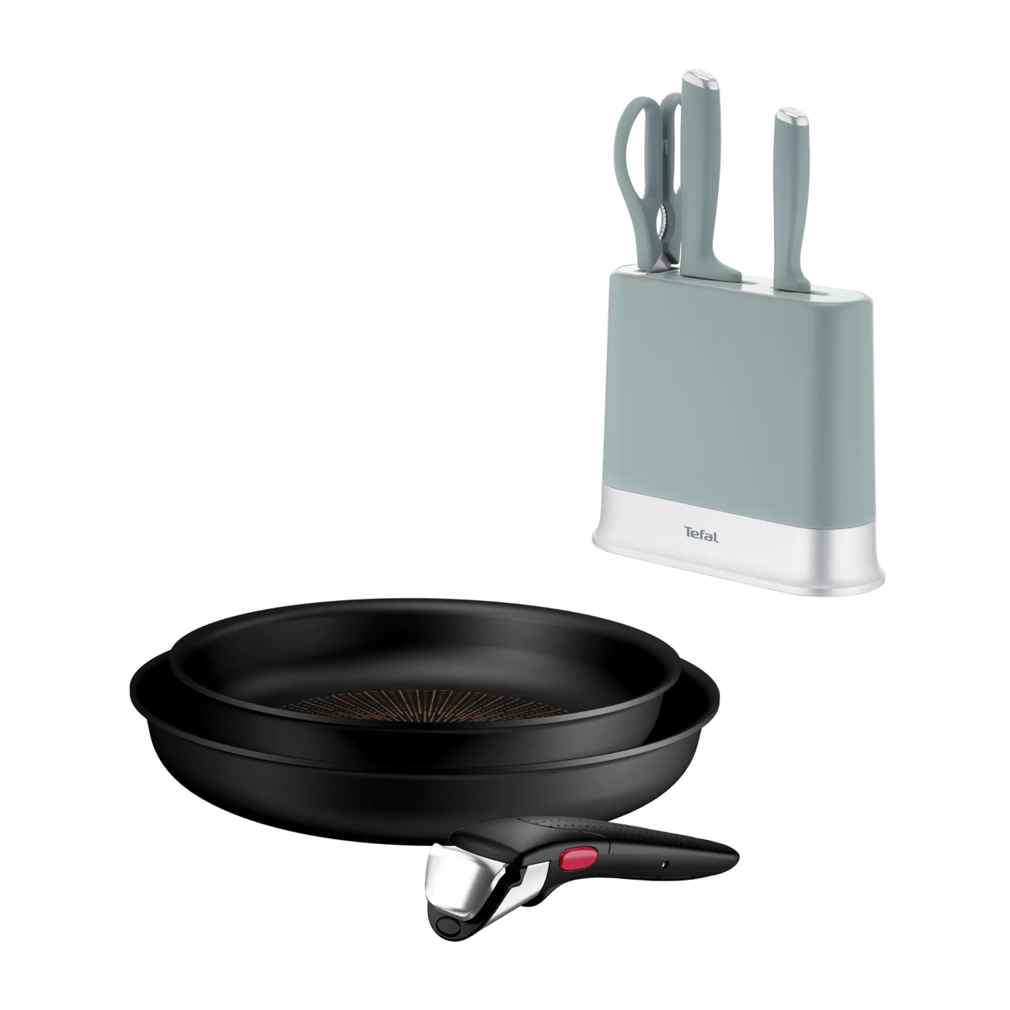 Набор ножей Tefal EverSharp K329S404 + Набор 3 пр. Excellence Fusion P0059002