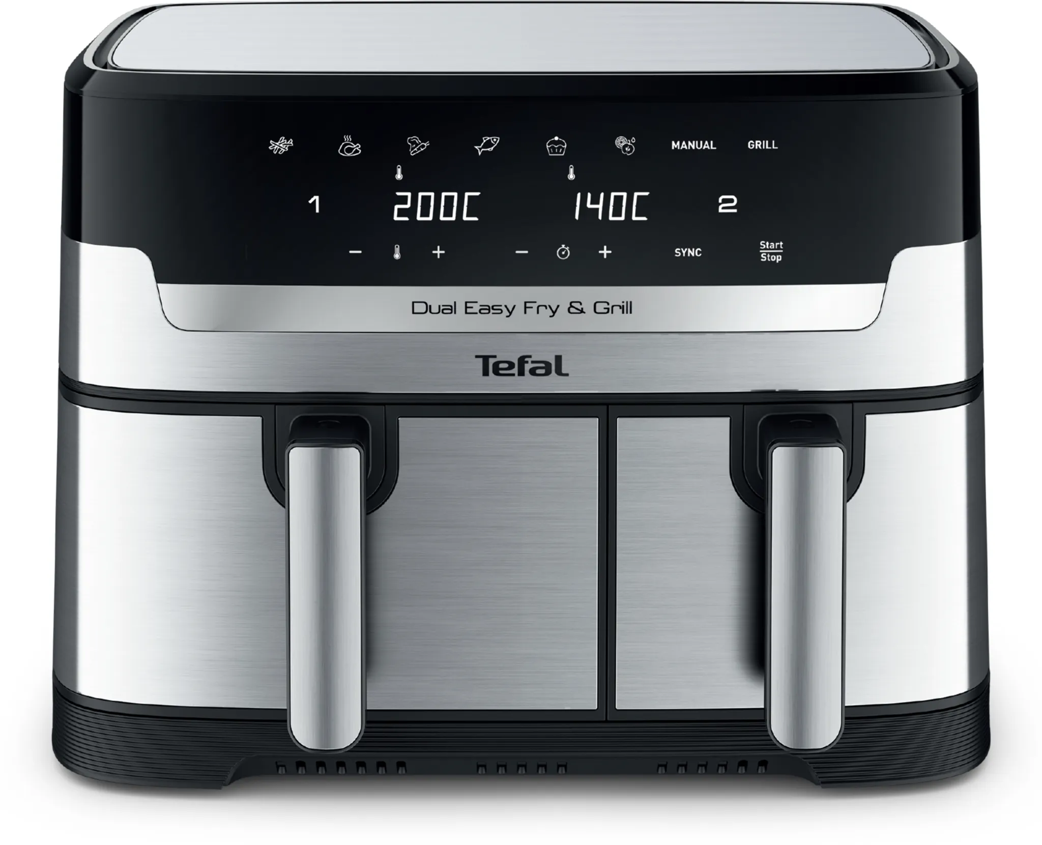 Аэрогриль Tefal Dual Easy Fry & Grill EY905D10 + Набор аксессуаров J701S344