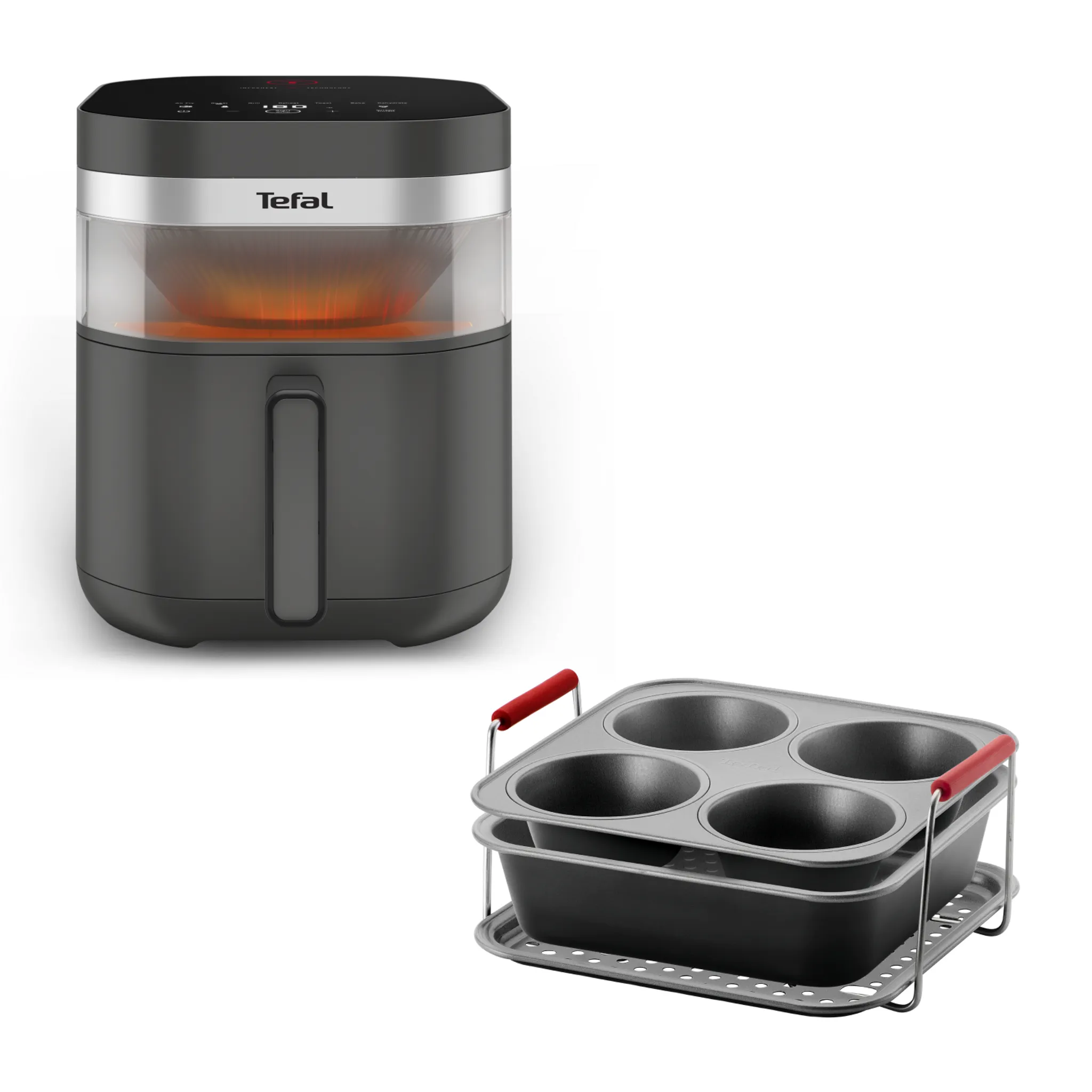 Аэрогриль Tefal EasyFry Infrared EY832HE0 + Набор аксессуаров Dail'Easy J701S344