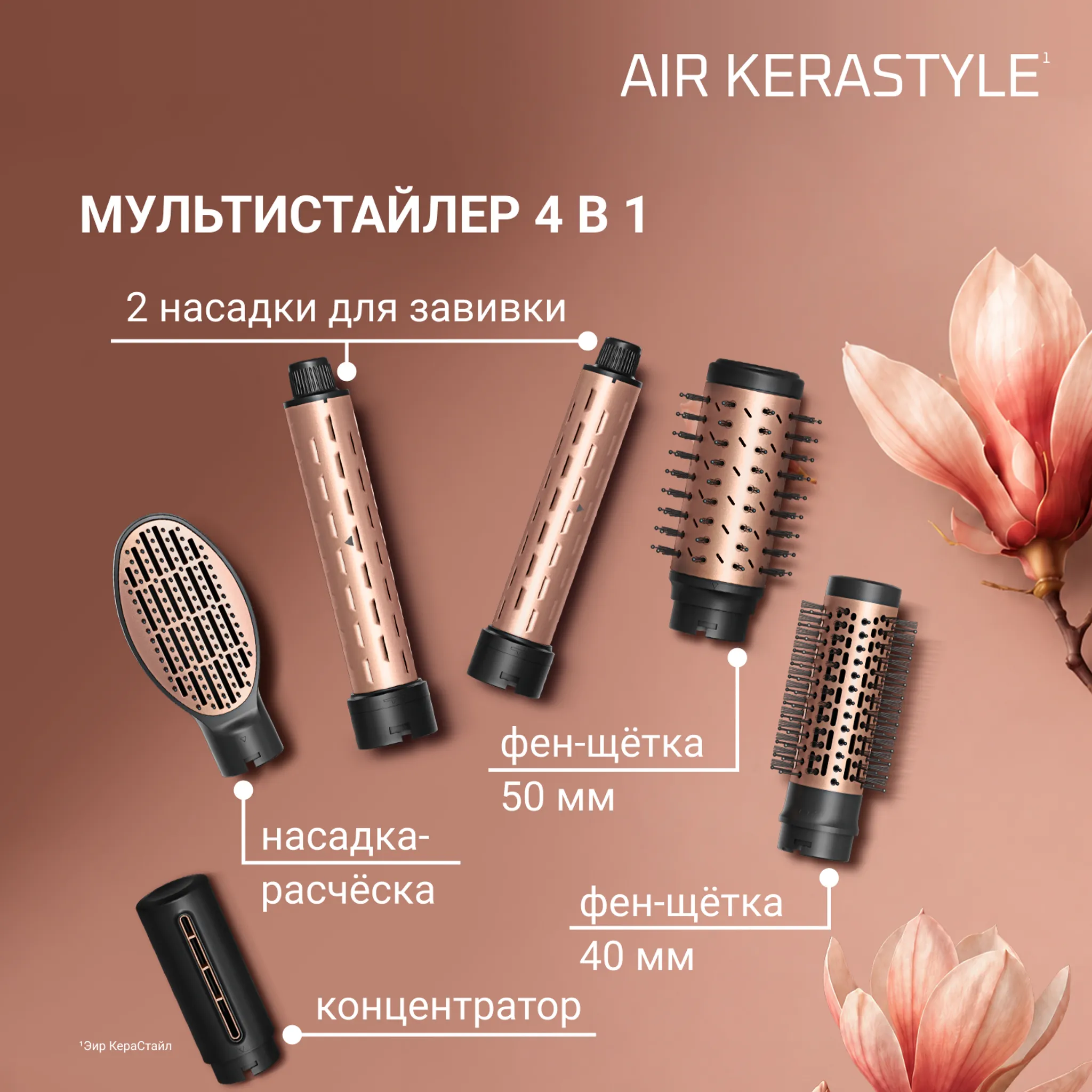 Мультистайлер 6 в 1 Rowenta Air KeraStyle