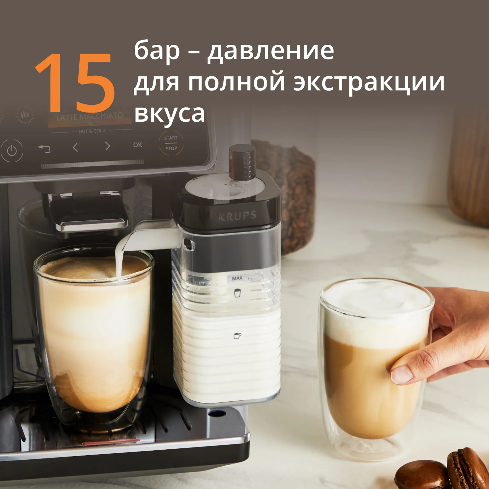 Автоматическая кофемашина KRUPS Sensation Elite
