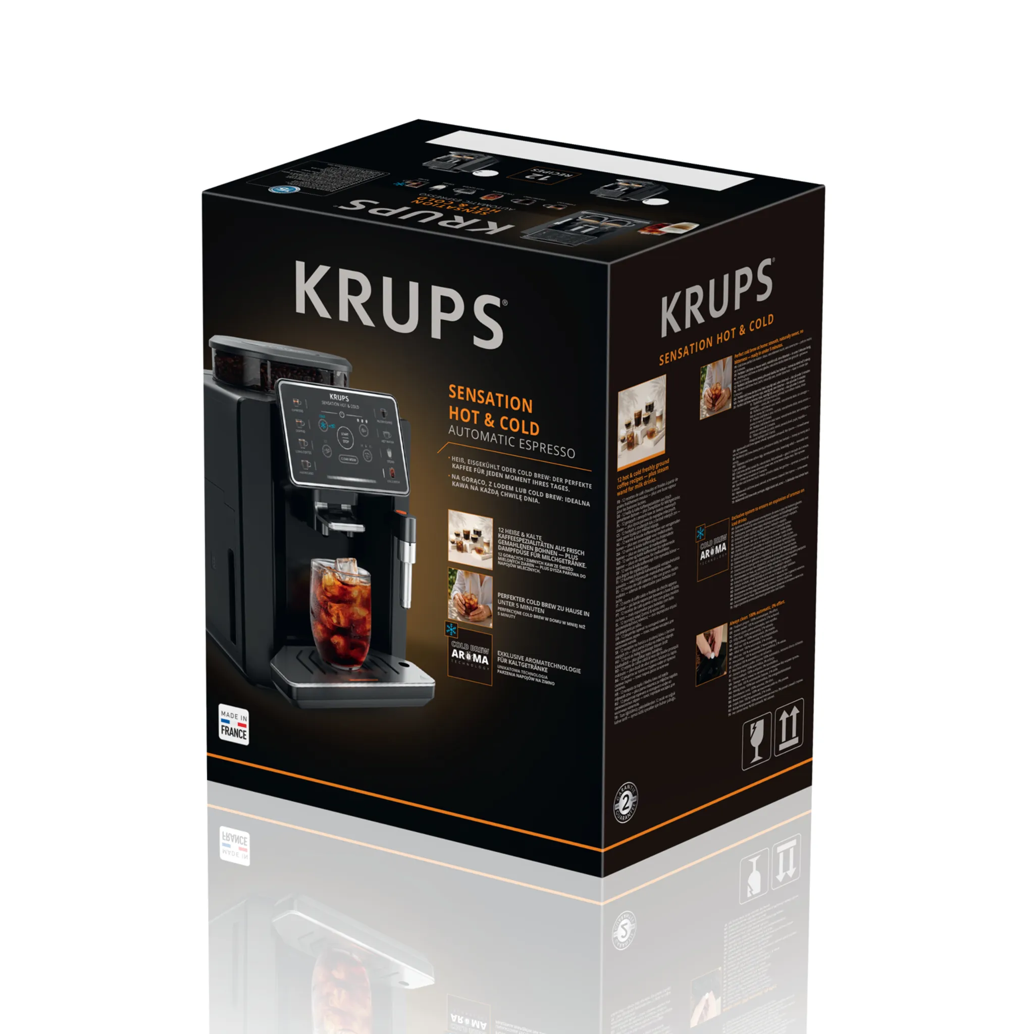 Автоматическая кофемашина KRUPS Sensation Hot & Cold