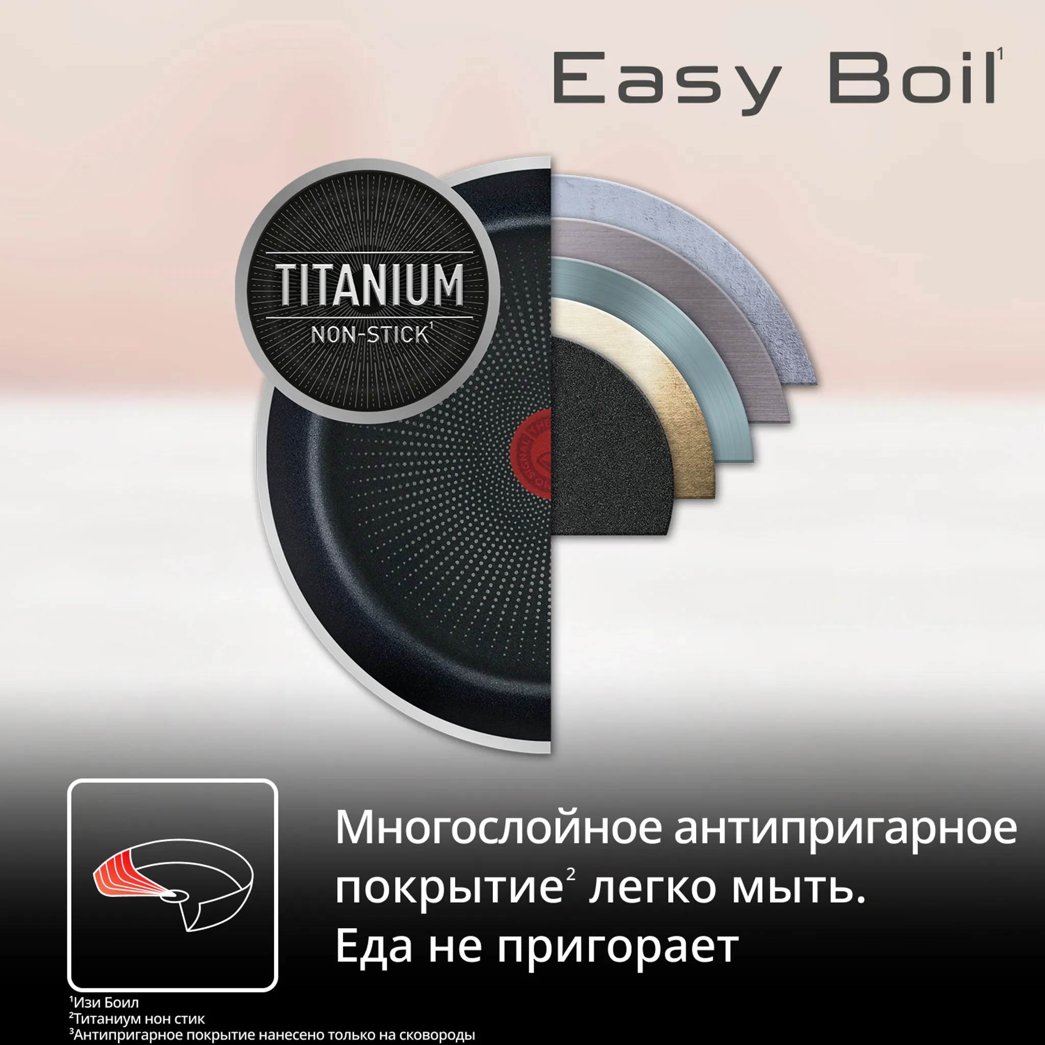 Набор посуды Tefal Easy Boil 8 предметов G749S874