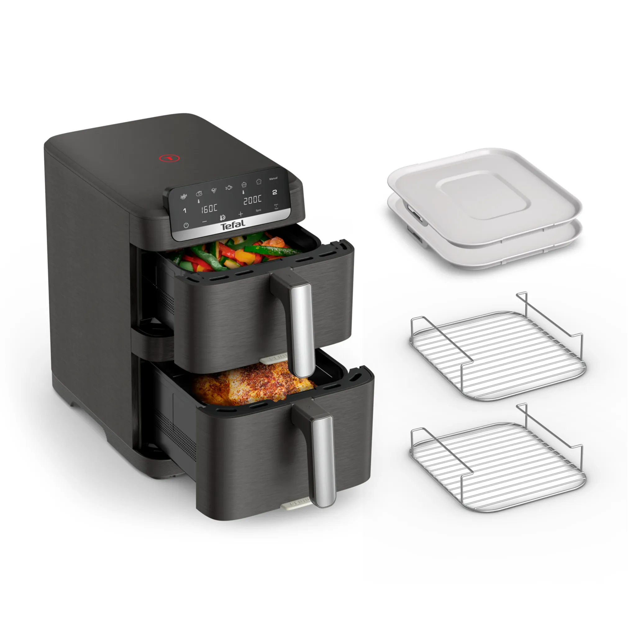 Аэрогриль Tefal Easy Fry Crispy Stack EY756HE0