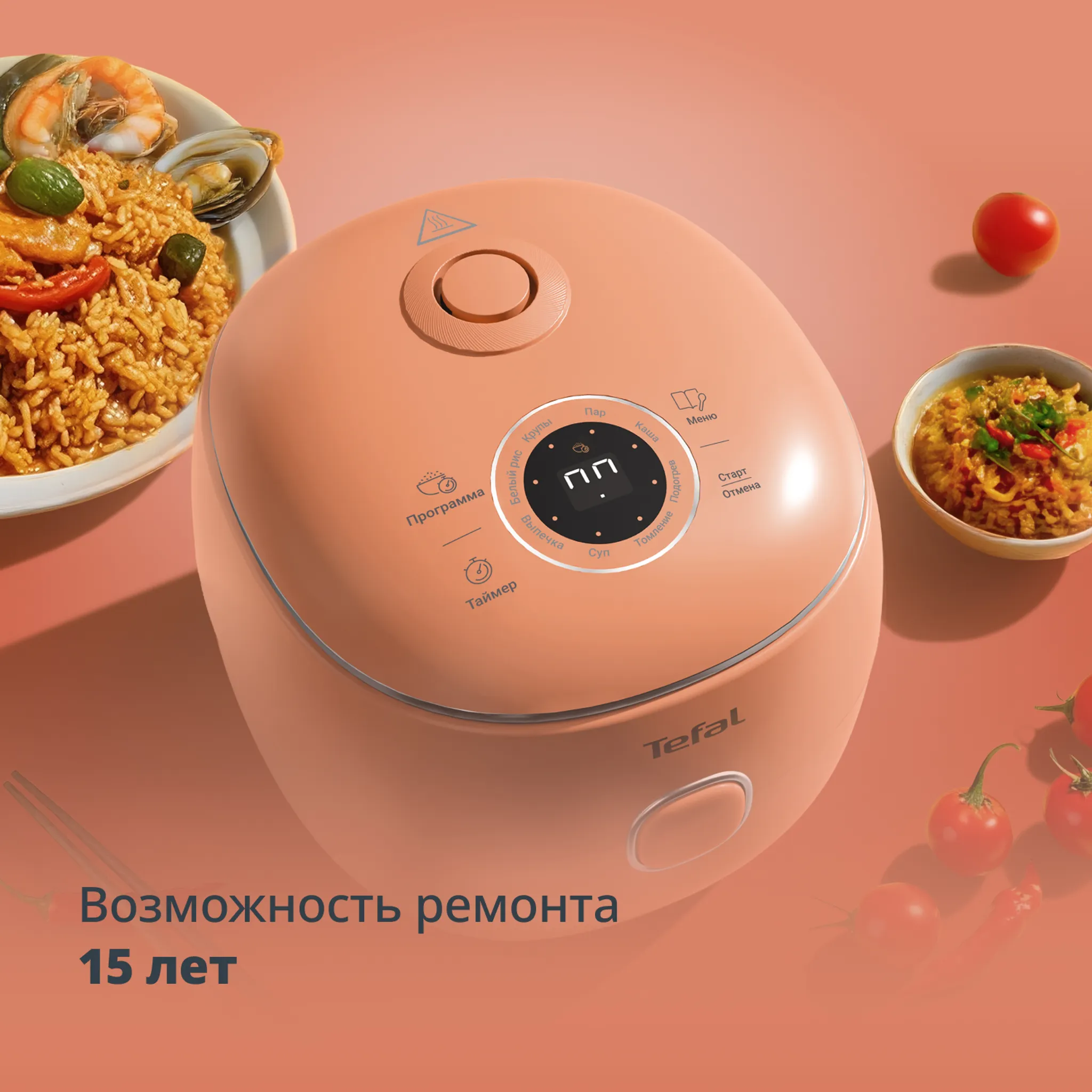 Мультиварка Tefal POP Terracotta RK535TF2