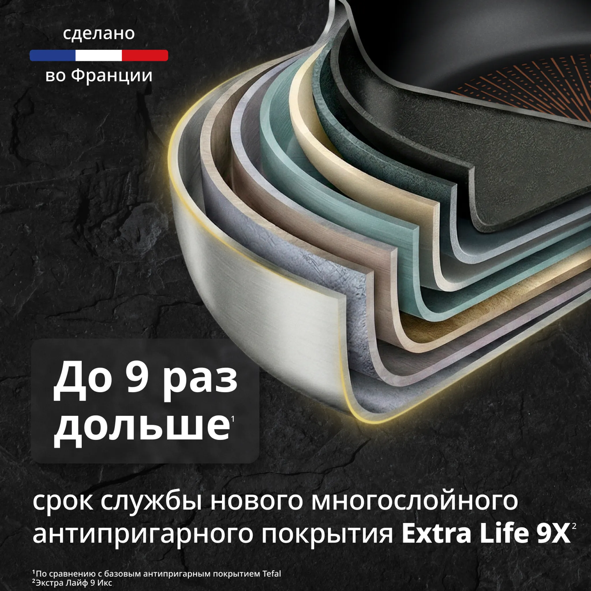 Стартовый набор Tefal Excellence Fusion 04260860 24 см + ручка Ingenio 6