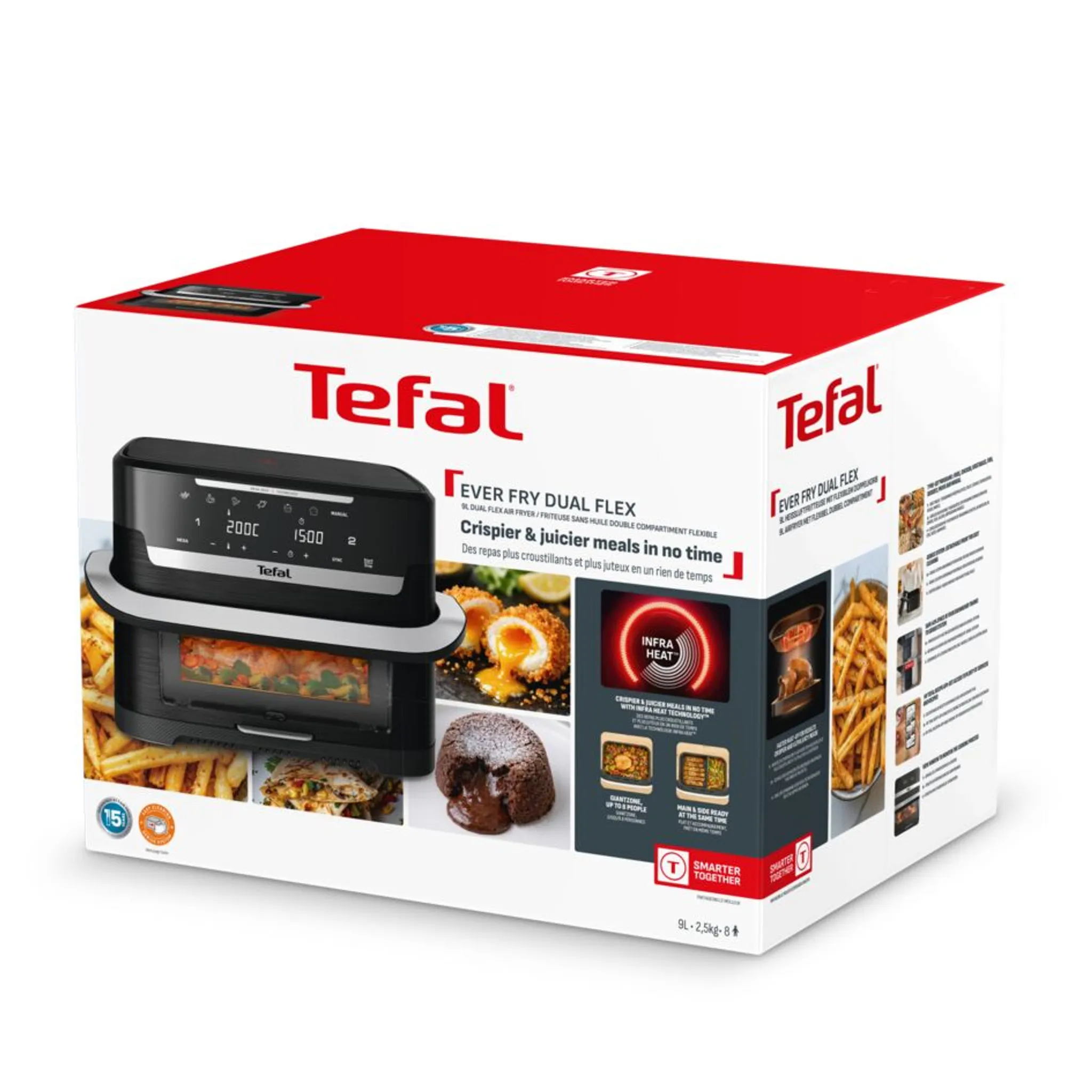 Аэрогриль Tefal Ever Fry Dual Flex EY9278E0