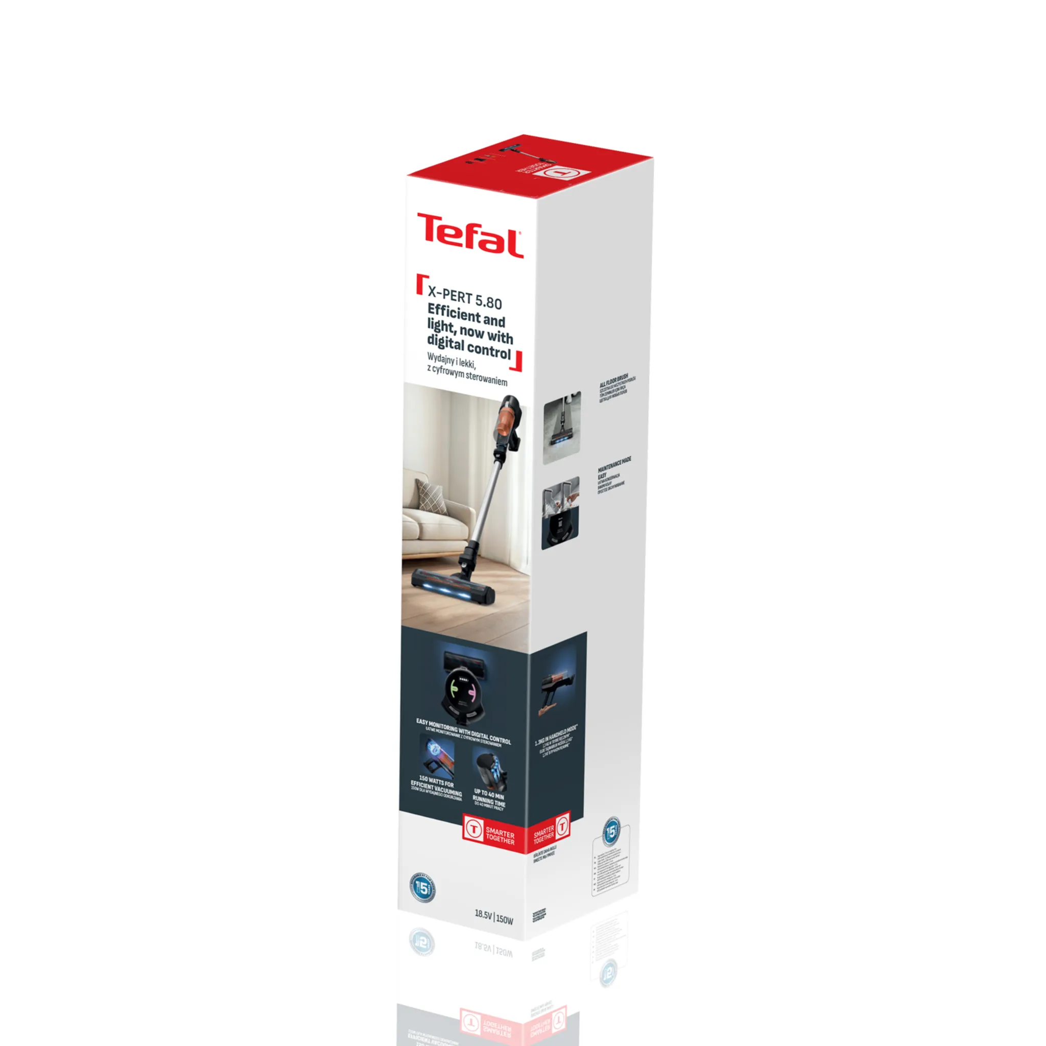 Беспроводной пылесос Tefal X-PERT 5.80 TY5A21E0