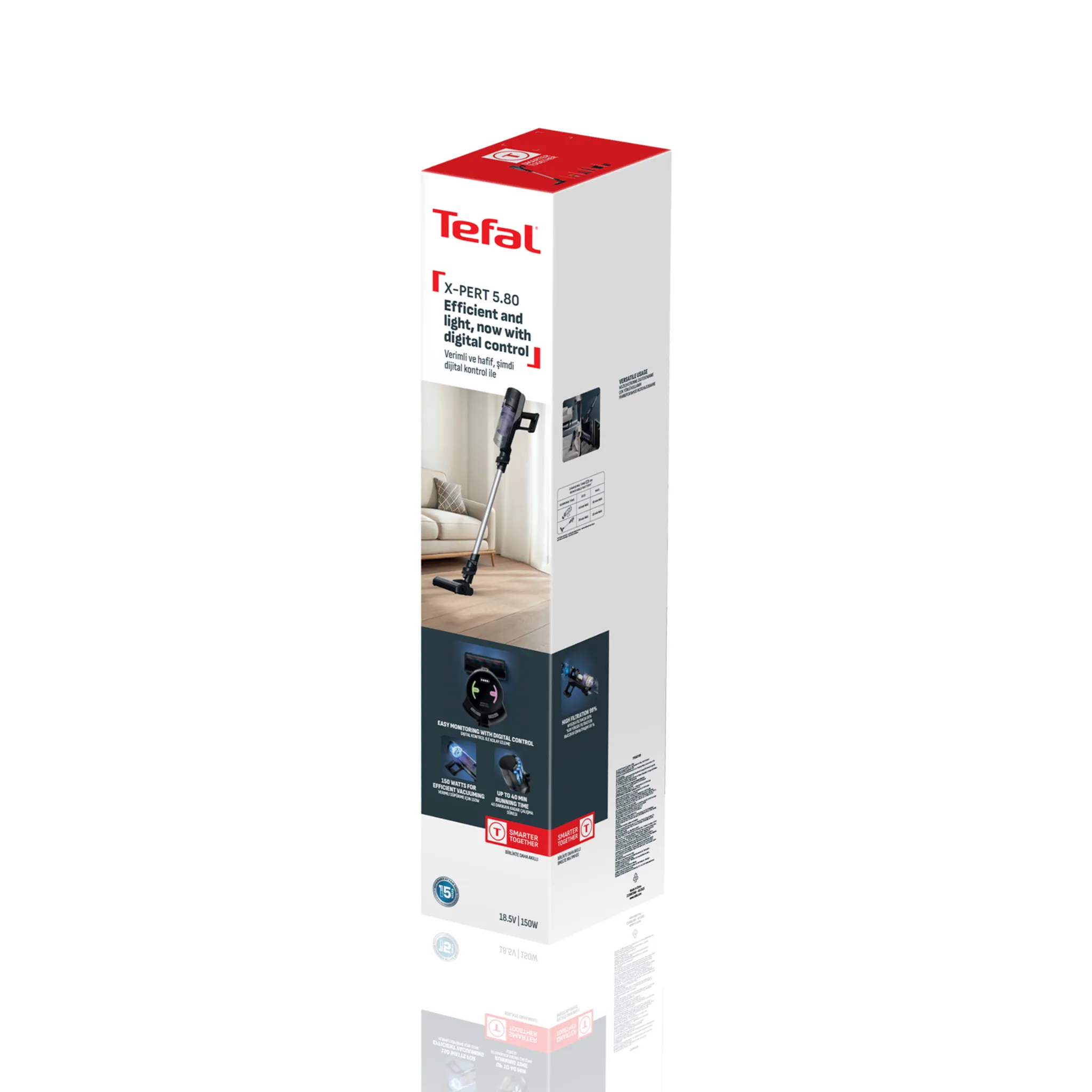 Беспроводной пылесос Tefal X-PERT 5.80 TY5A31E0