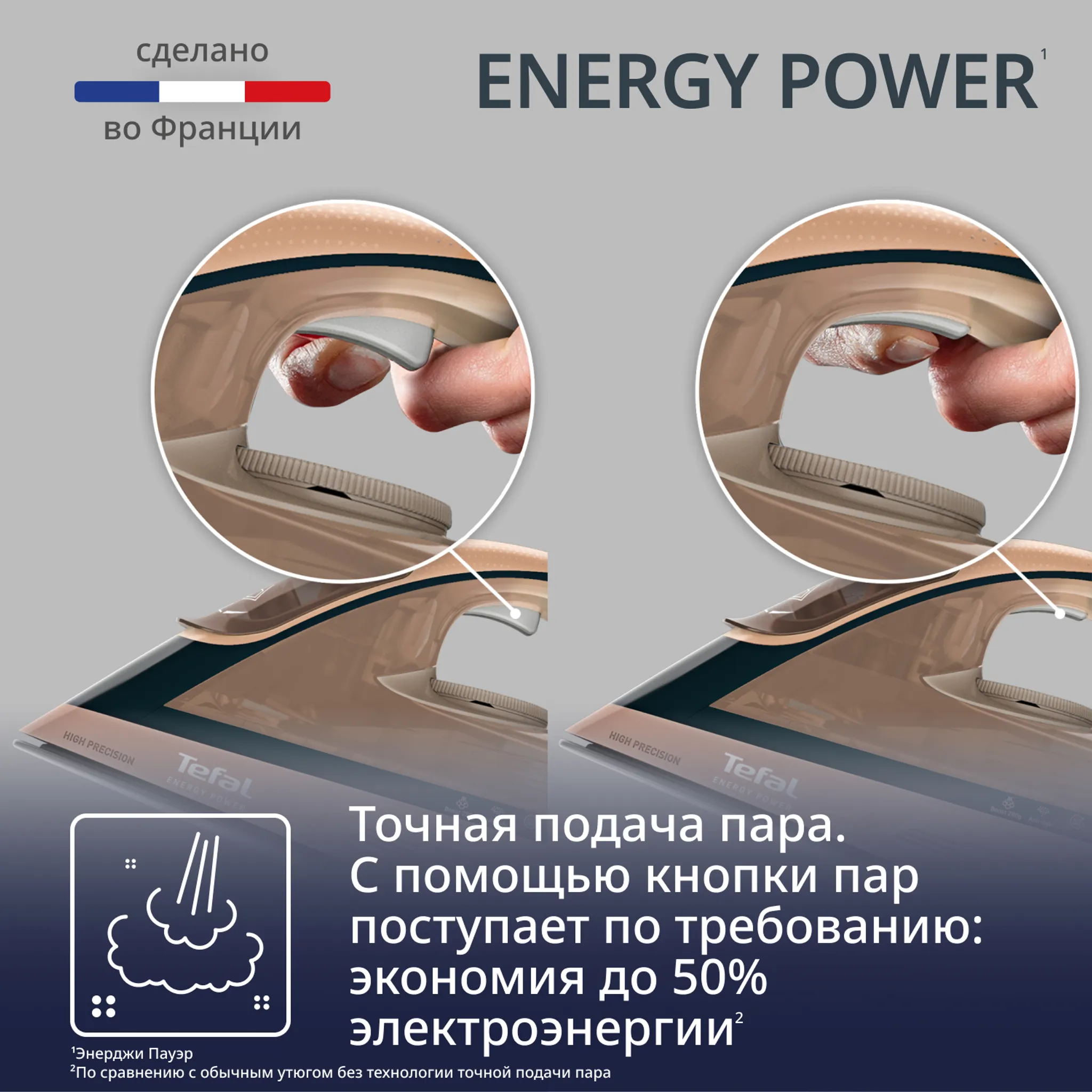 Паровой утюг Tefal Energy Power FV6882E0