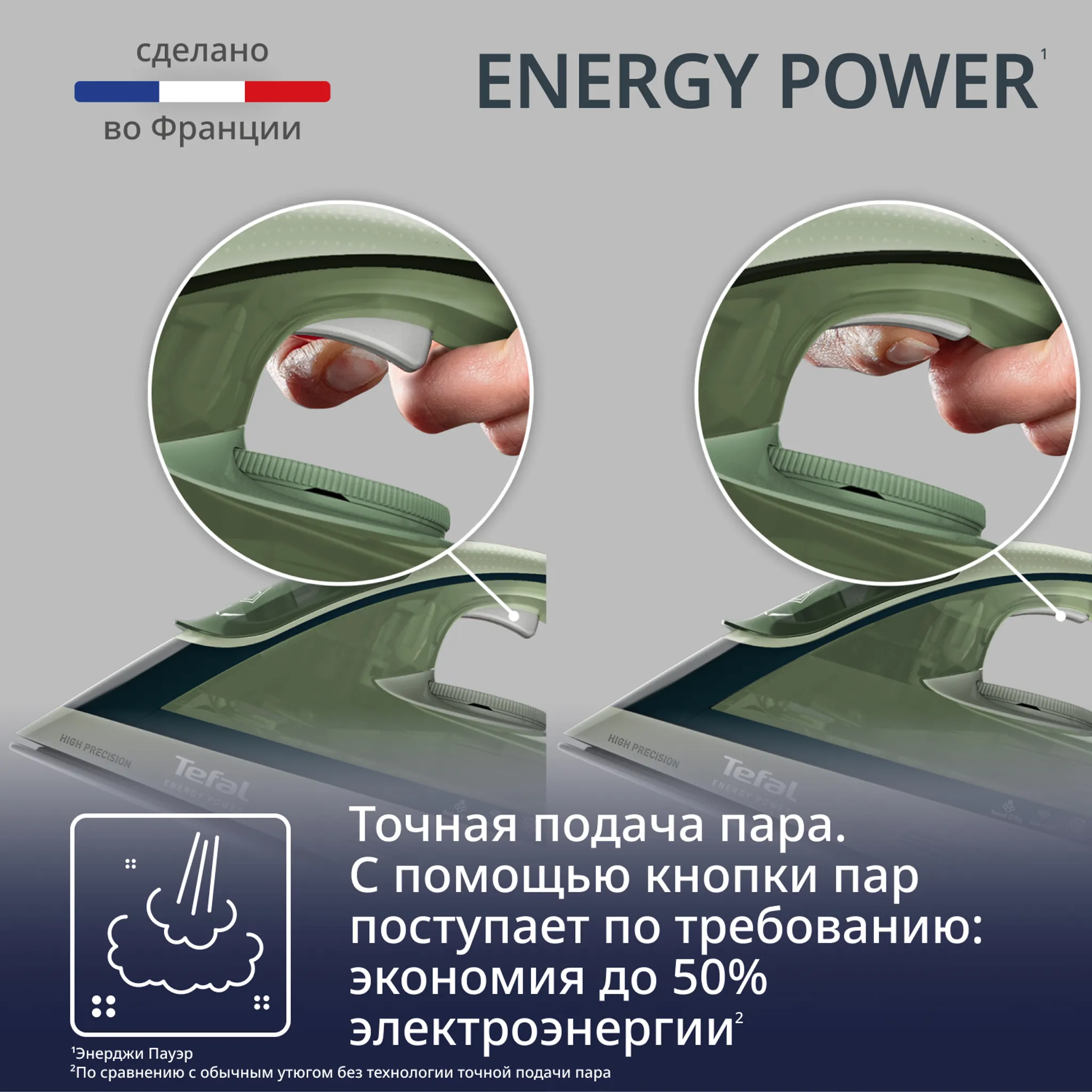 Паровой утюг Tefal Energy Power FV6884E0