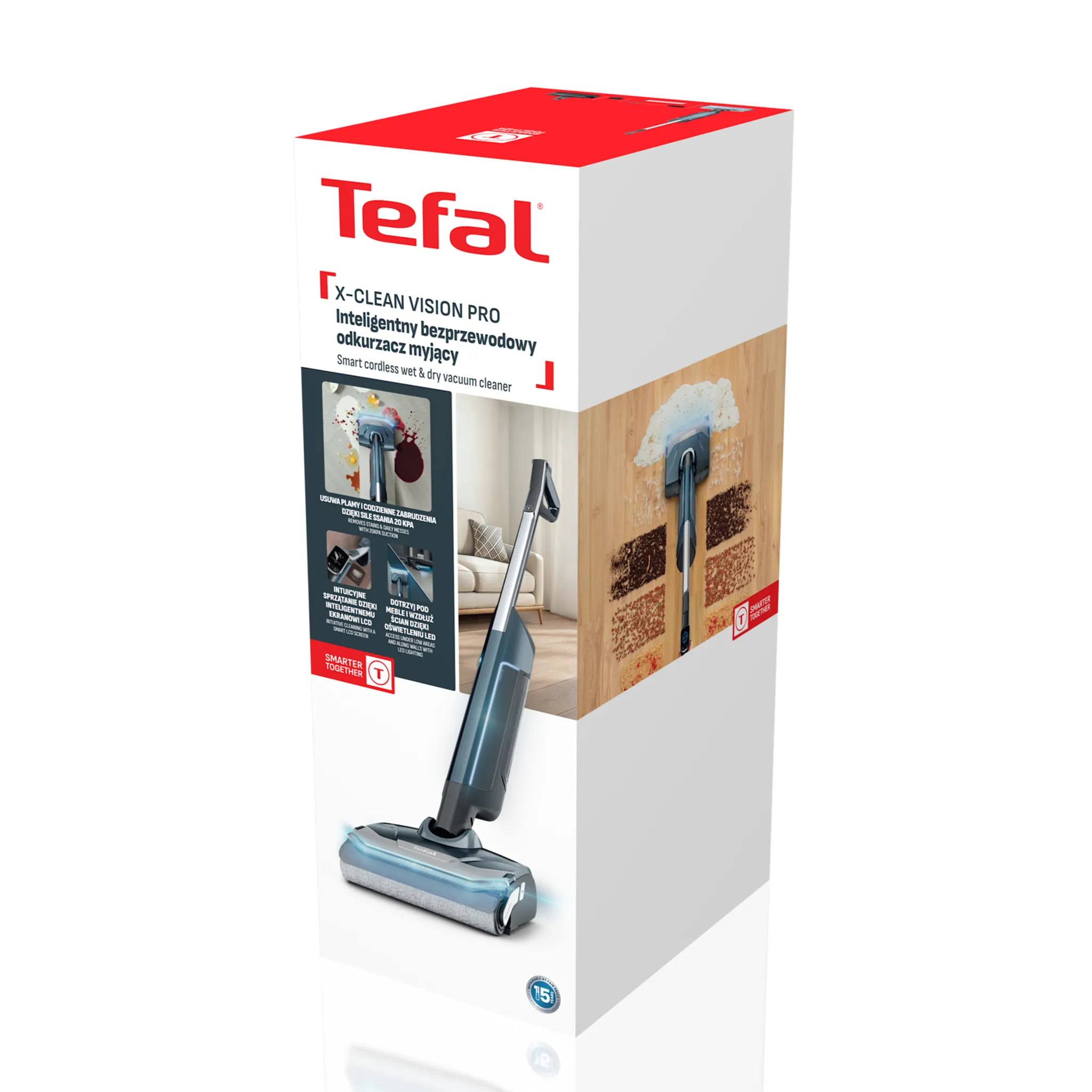 Моющий пылесос Tefal X-Clean Vision Pro GF7116F4