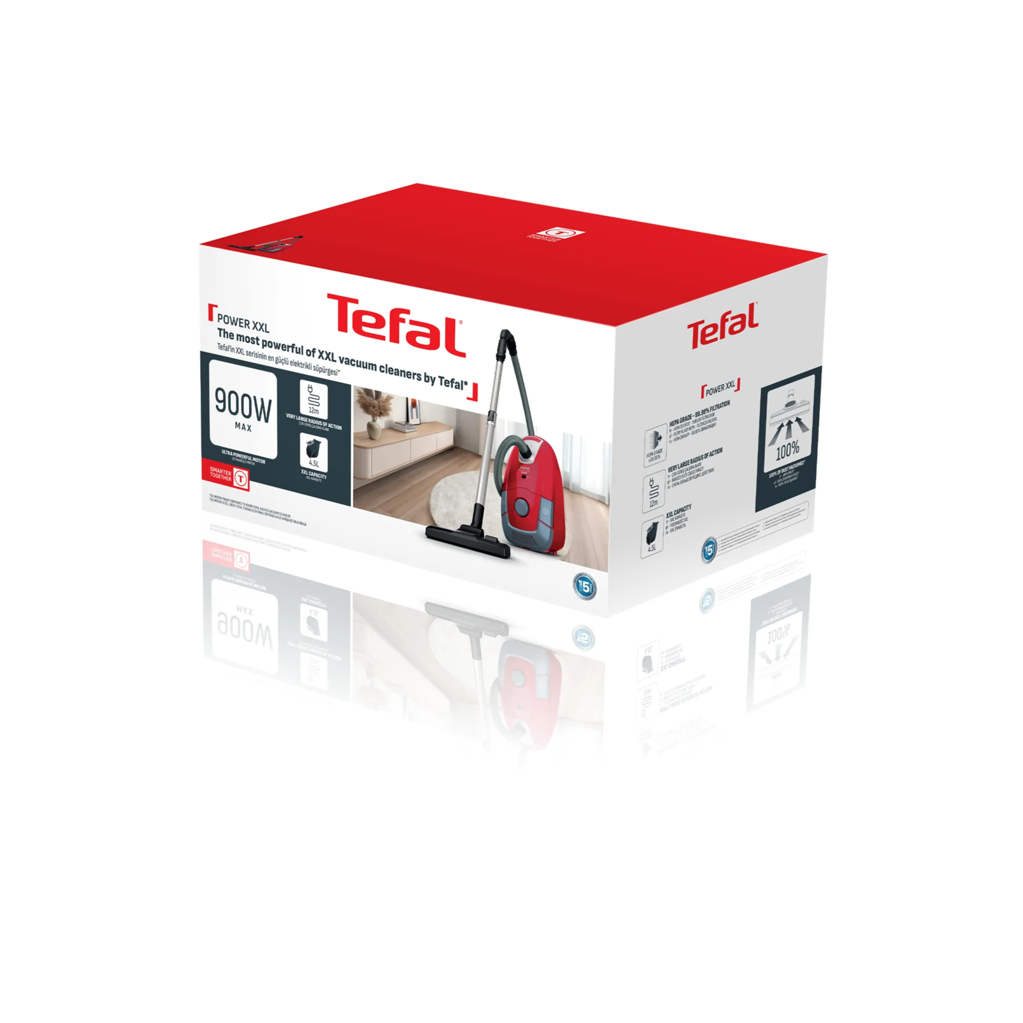 Пылесос с пылесборником Tefal Power XXL TW3154EA