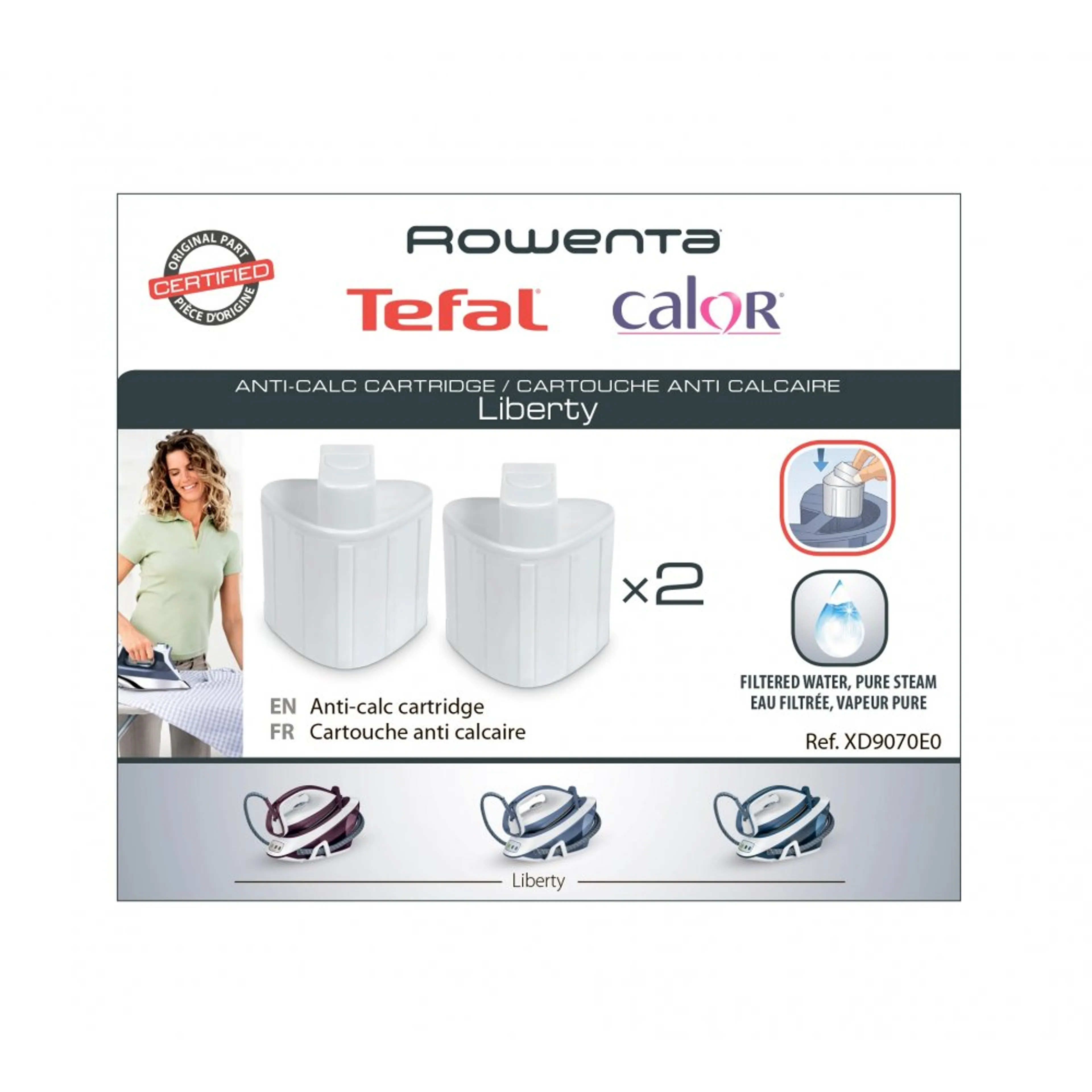 цена на Картридж-фильтр для парогенератора Tefal XD9070E0