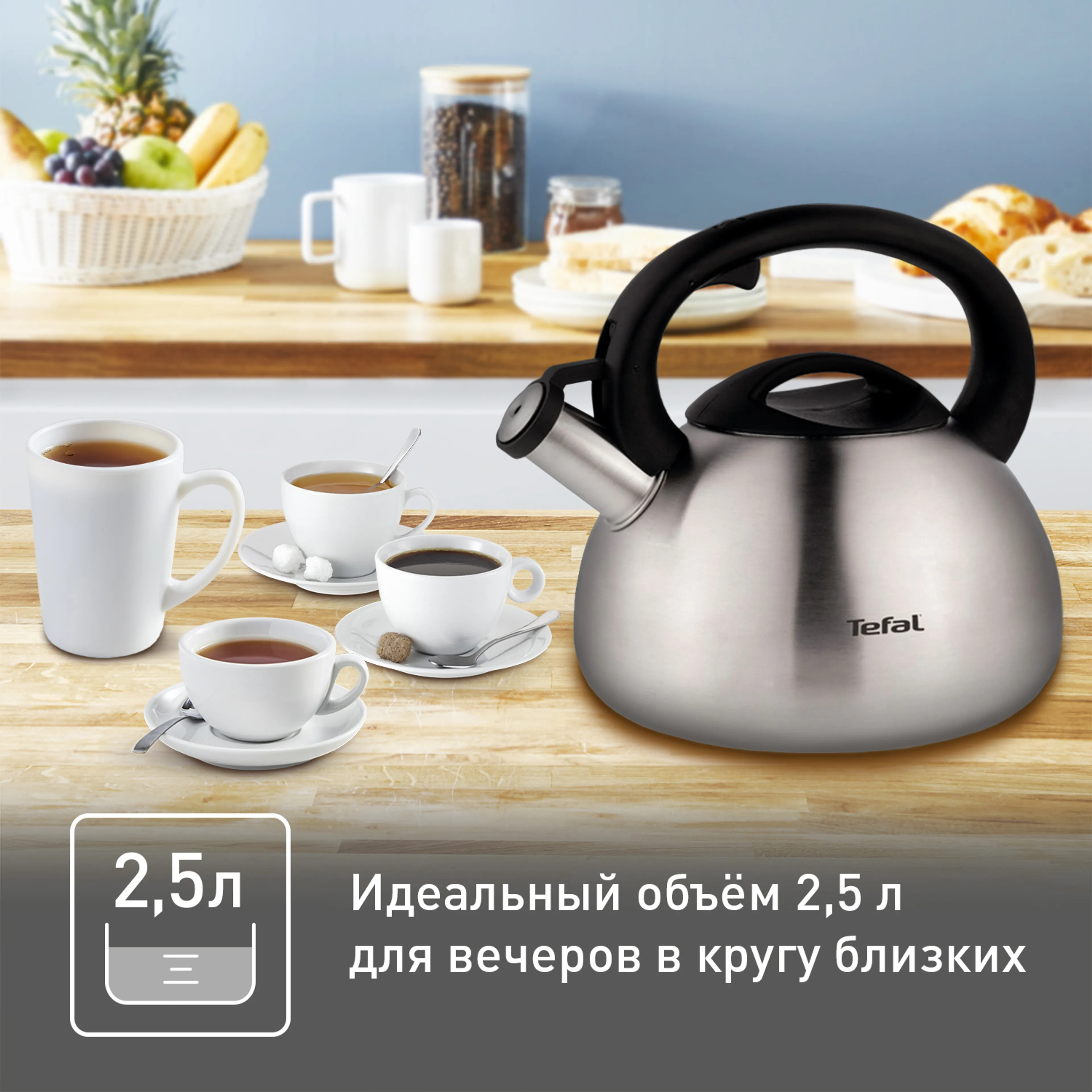 Чайник для плиты Tefal 2,5 л C7921024