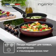 Набор посуды Tefal Ingenio RED 5 3 предмета 20/26см 04175830