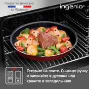 Набор посуды Tefal Ingenio RED 5 3 предмета 20/26см 04175830