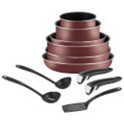 Отзывы о Набор посуды Tefal Ingenio Red 11 предметов 04186850