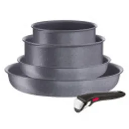 Отзывы о Набор посуды со съемной ручкой Tefal Ingenio Natural Force 5 предметов 16/20/22/28 см L3969053