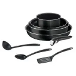 Отзывы о Набор посуды Tefal Ingenio Black 8 предметов 24/28/26/16/ см 04238850