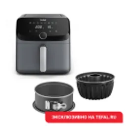Отзывы о Аэрогриль Tefal Easy Fry Mega EY855D10 + Формы для выпечки Tefal J176S204