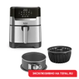 Отзывы о Аэрогриль Tefal Easy Fry&Grill EY505D15 + Формы для выпечки Tefal J176S204