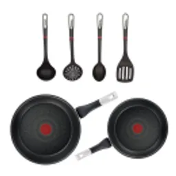 Отзывы о Набор сковород Tefal Unlimited 24/28 см + Набор аксессуаров Ingenio 4 шт