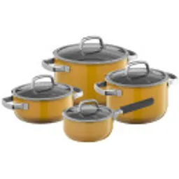 Отзывы о Набор кастрюль WMF Fusiontec Mineral Yellow 4 предмета 16/20/20/24 см