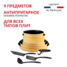 Отзывы о Набор посуды Tefal Ingenio Simply Cook 9 предметов L7279402