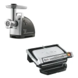 Отзывы о Мясорубка Moulinex ME687832 + Электрогиль Tefal GC712D34