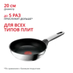 Отзывы о Индукционная сковорода Tefal Emotion+ 20 см E3270244