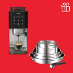 Отзывы о Автоматическая кофемашина KRUPS + в подарок набор посуды Tefal L881S604