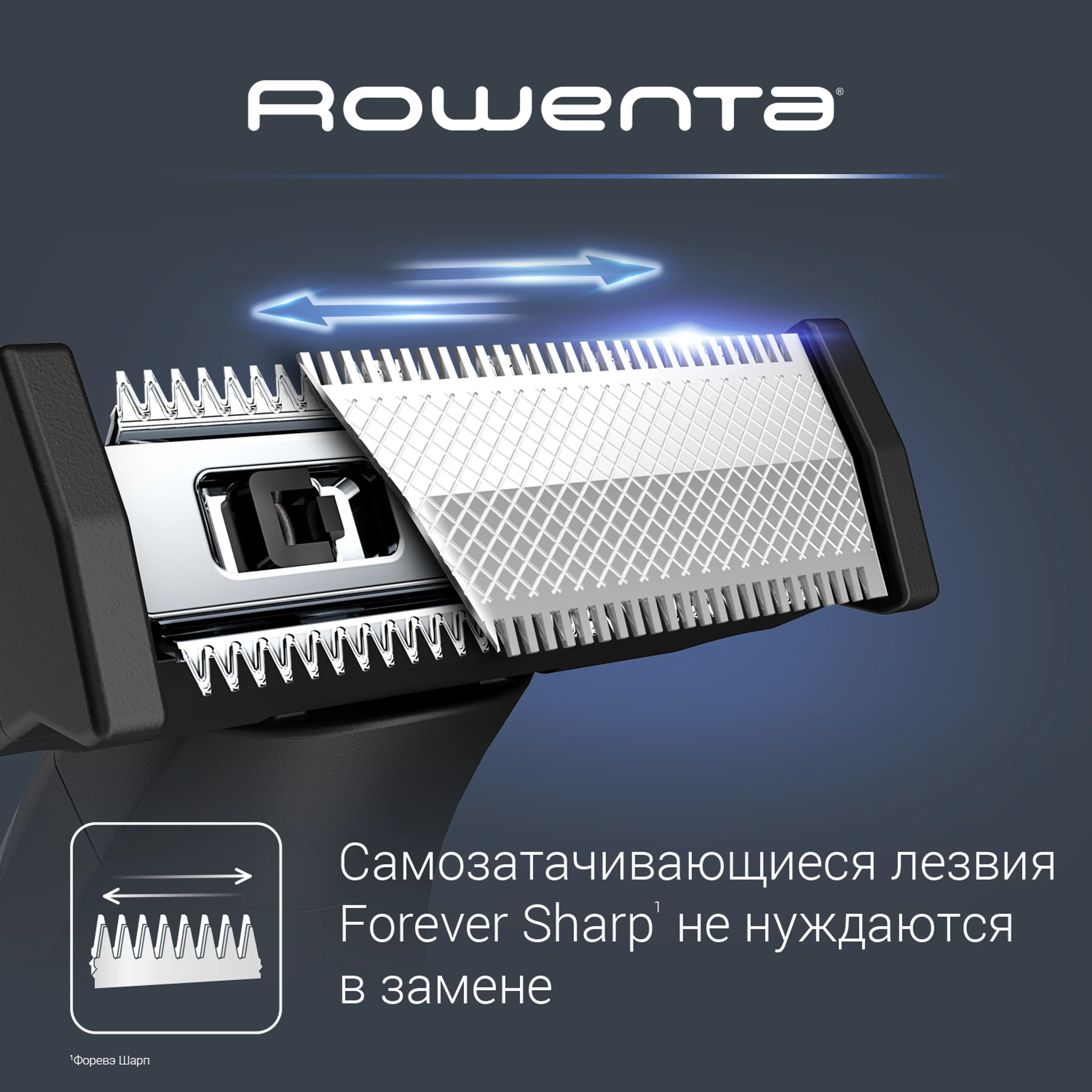 Триммер для бороды ROWENTA Forever Sharp TN6000F5