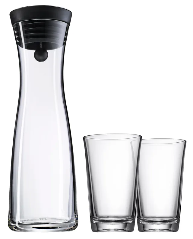 Графин для воды, 2 стакана WMF Basic 3 предмета 1 л